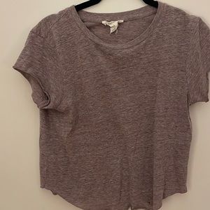Purple crop top